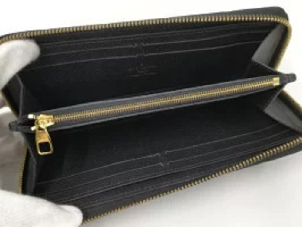 Louis Vuitton Long Portefeuille Wallet Clemence Black